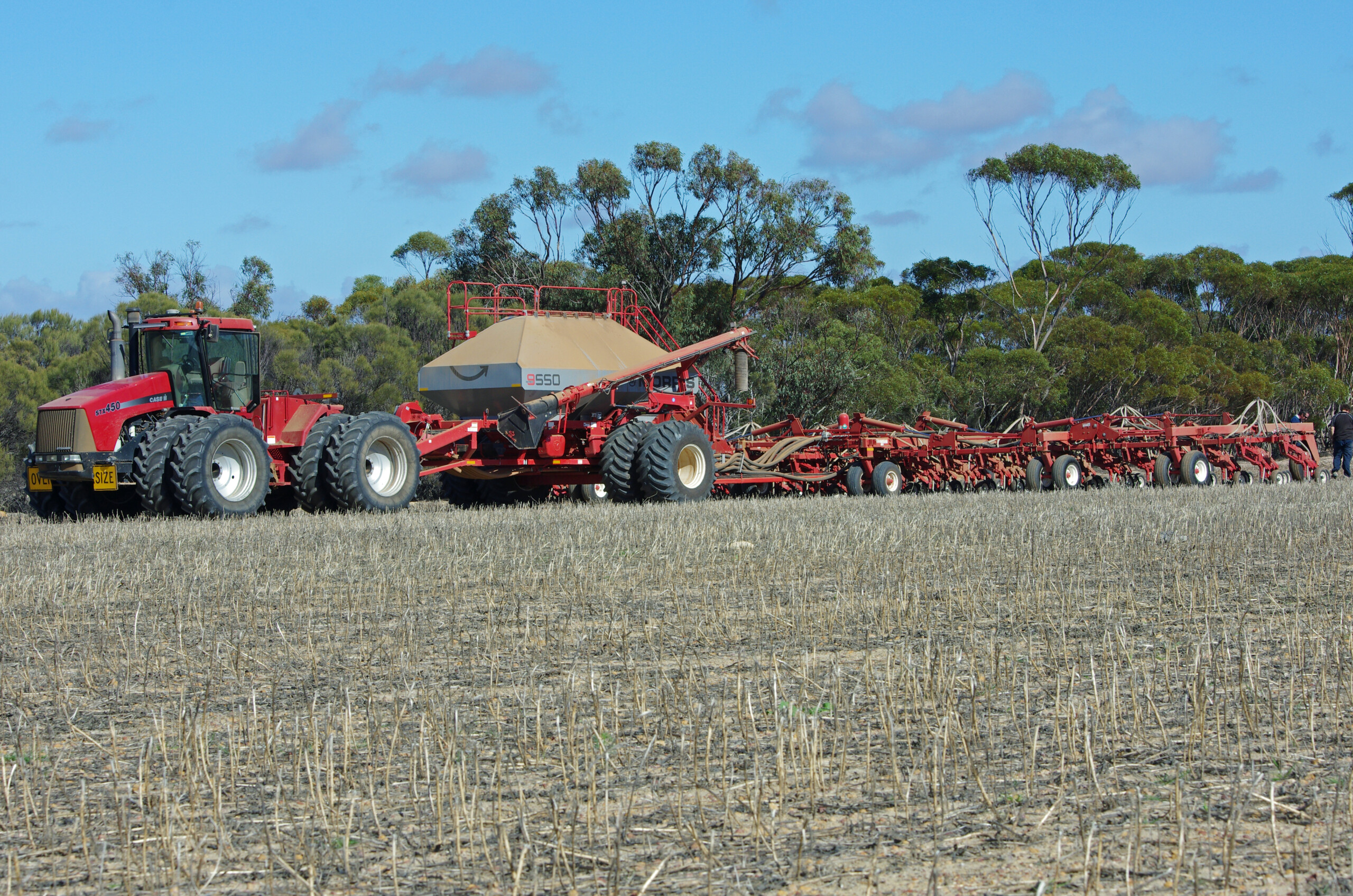 Morris C2 Contour Drill working in the field