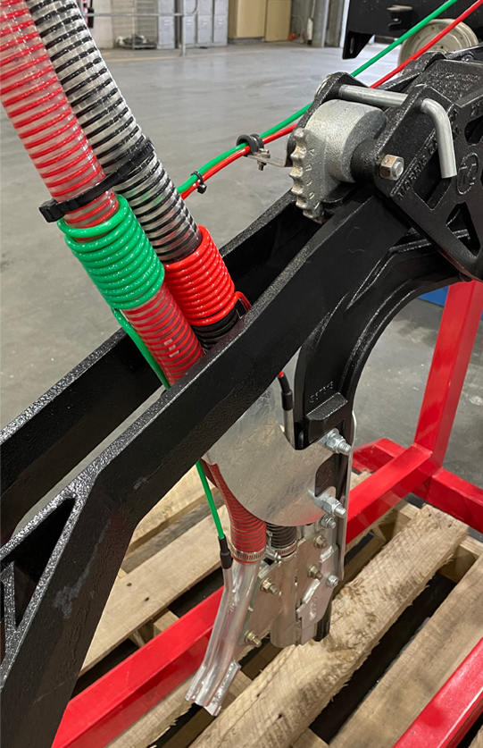 Suzi coil with the new liquid kits on Morris seeding bars