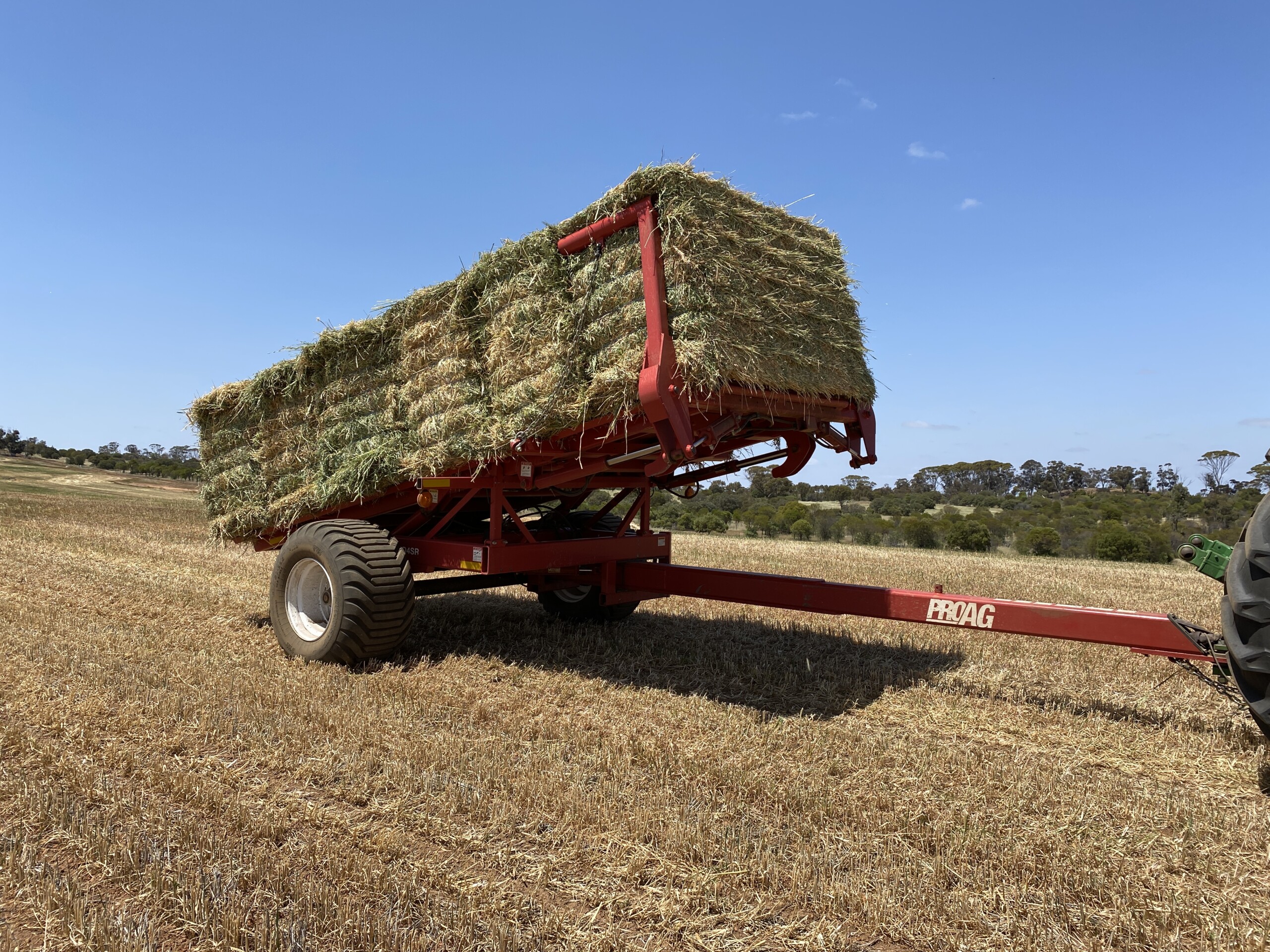 Morris Bale Titan working in the field