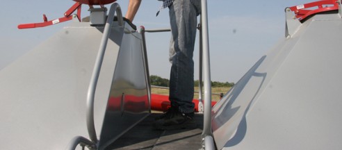 Morris 9 S Series Aircart featuring the walk-through tank design